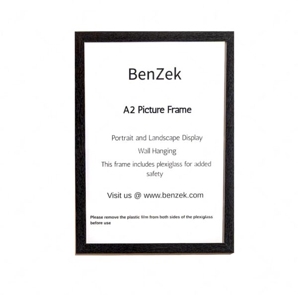 A2 Black Wooden Photo Frame