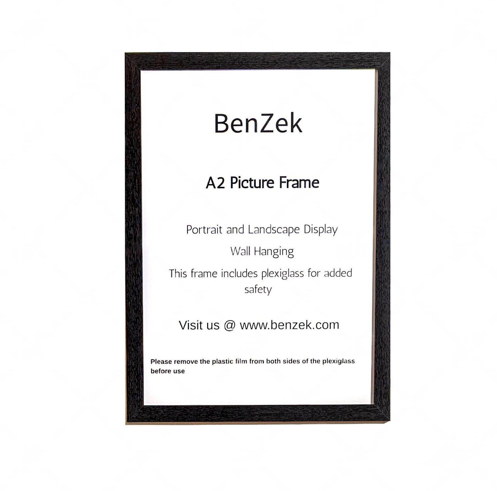 A2 Black Wooden Photo Frame