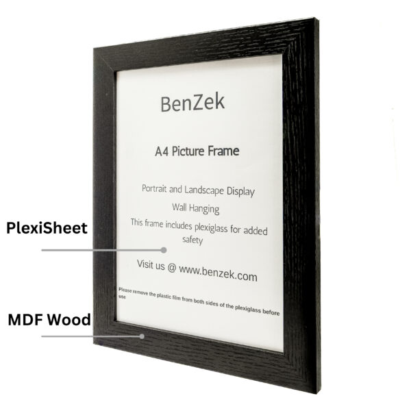 black wooden photo frame in UK